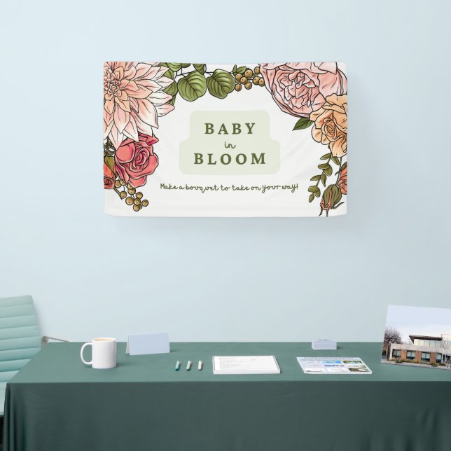 Baby in Bloom Banner 48x30" (Messe)