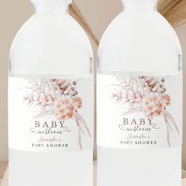 Baby in Bloom | Beige Spring Floral Baby Dusche