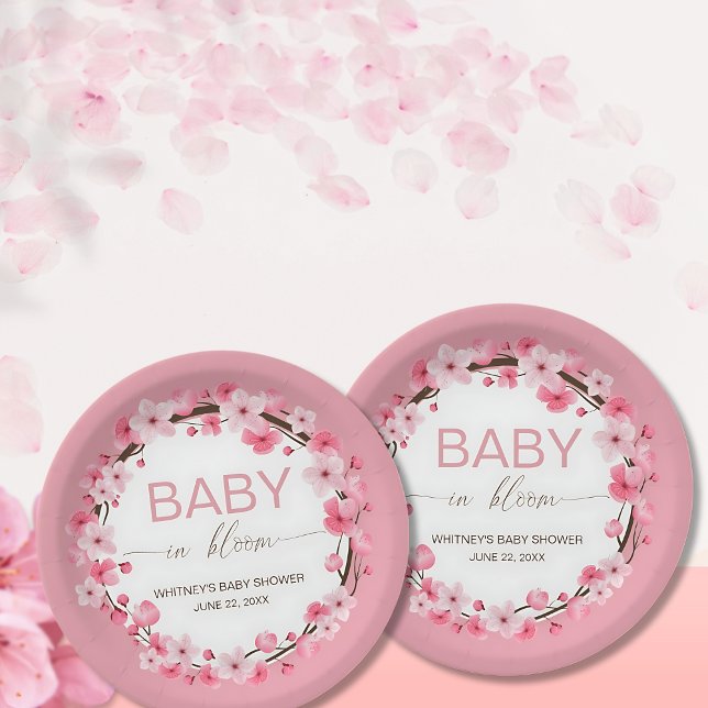 Baby in Bloom Blumenkornbroschüre Teller (Von Creator hochgeladen)