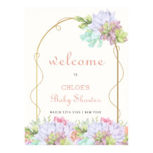 Baby in Bloom Boho Arch Cactus Baby Dusche Empfang