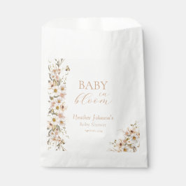 Baby in Bloom Boho Neutral Baby Dusche Geschenktütchen