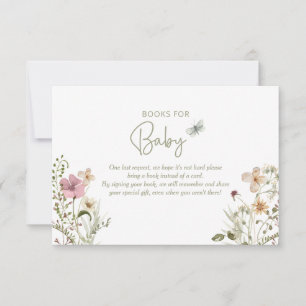 Baby in Bloom Book Request Girl Showdusche D Einladung