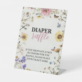 Baby in Bloom Diaper Raffle 8x10 Tabelle oben Sockelschild