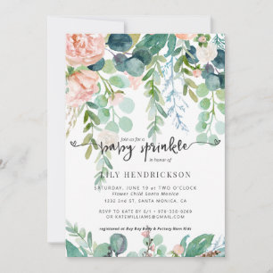 Baby in Bloom   Einladung zur Blumendusche