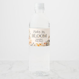 Baby in Bloom Elegante Wasserfarbe Herbst-Wildblum