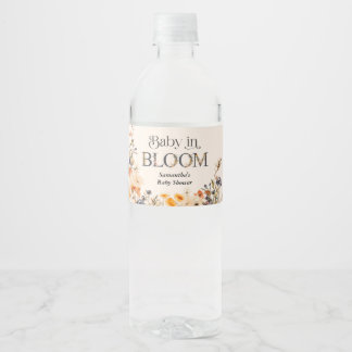 Baby in Bloom Elegante Wasserfarbe Herbst-Wildblum