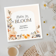 Baby in Bloom Elegante Wasserfarbe Herbstwildblume