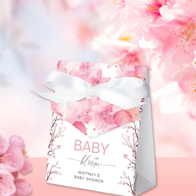 Baby in Bloom Floral Cherry Blossom Gefälligkeitsb Geschenkschachtel (Von Creator hochgeladen)