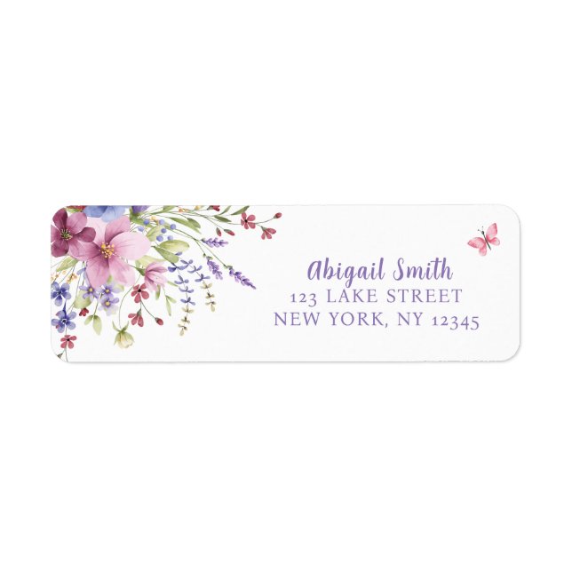 BABY IN BLOOM FLORAL WILDBLUMEN BABY DUSCHE (Vorne)