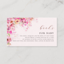 Baby in Bloom Florale Bücher für Baby Shower