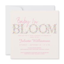 Baby In Bloom Florale Schmetterling Baby Shower Ei