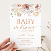 Baby in Bloom Florals Baby Dusche