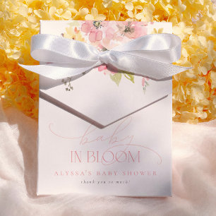 Baby in Bloom Frühlings-Blumen-Mädchen-Baby-Party Geschenkschachtel