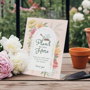 Baby in Bloom Garden Kinderdusche Windelwanne Sockelschild