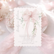 Baby in Bloom Grünzeug Bogen Elegante Babyparty