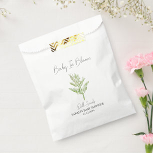 Baby in Bloom l Dill Seeds Baby Dusche Geschenktütchen