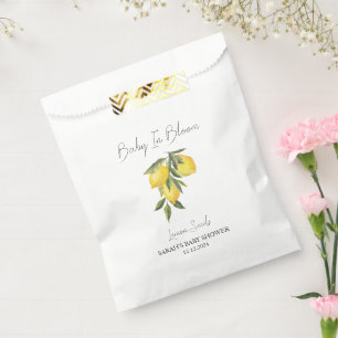Baby in Bloom l Lemon Seeds Baby Dusche Geschenktütchen