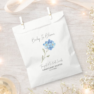 Baby in Bloom l Vergiss mich nicht säen Baby Dusch Geschenktütchen
