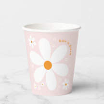 Baby in Bloom Pink Daisy Baby Shower