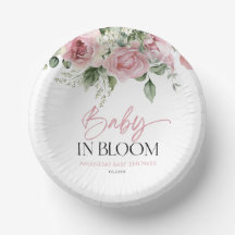 Baby in Bloom Pink Rose Blumenblütendusche