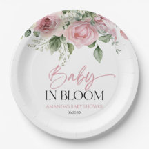 Baby in Bloom Pink Rose Blumenblütendusche