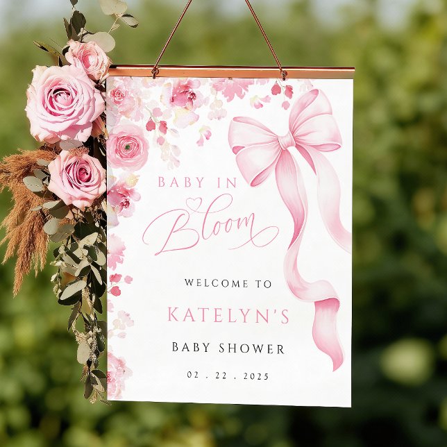 Baby in Bloom Poster | Digitale Option verfügbar (Von Creator hochgeladen)