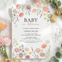 Baby In Bloom Rosé & Türkis Frühlingsflorales Baby