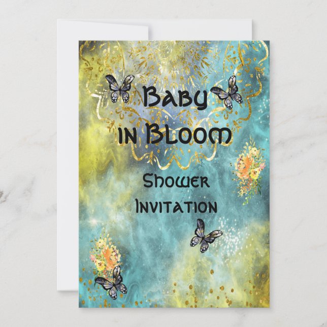 Baby in Bloom Shower Invitation (Devant)