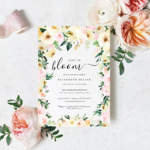 Baby in Bloom   Sonnige Baby-Florale Shower
