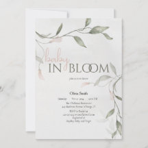 Baby in Bloom Spring Blume Bloral Baby Dusche