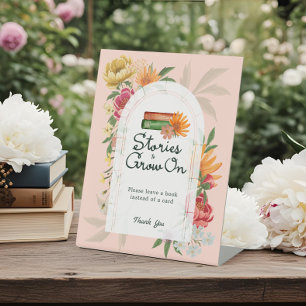Baby in Bloom Summer Floral Garden Books for Baby Sockelschild