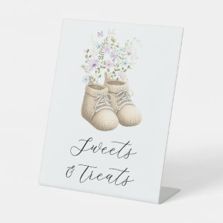Baby in Bloom Sweets & Treats Babyparty-Schild Sockelschild