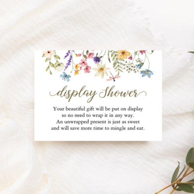 Baby in Bloom Unverpackte Babydusche Geschenkkarte Einladung (Von Creator hochgeladen)