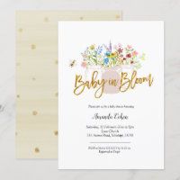 Baby in Bloom Wildblume Babydusche