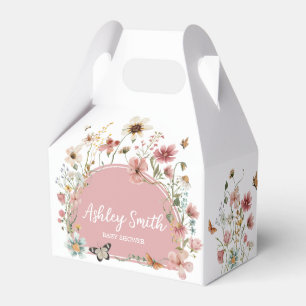 Baby in Bloom Wildblume Babydusche Geschenkschachtel