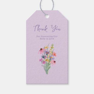 Baby in Bloom Wildblume Garden Kinderdusche Geschenkanhänger