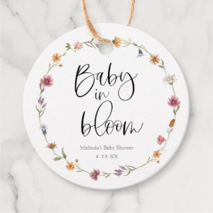 Baby in Bloom-Wildblume Geschenkanhänger