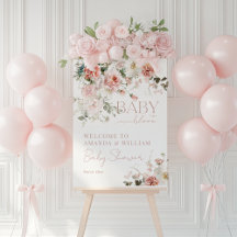 Baby in Bloom Wildblume Girl Baby Dusche Willkomme