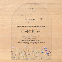Baby in Bloom Wildblume Kinderdusche