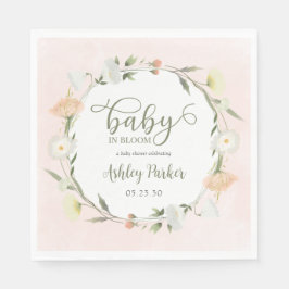 Baby in Bloom Wildblume Kinderdusche Serviette