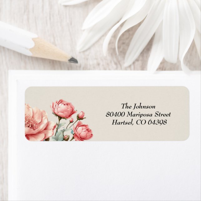 Baby in Bloom Wildblume Pink Baby Dusche (Insitu)