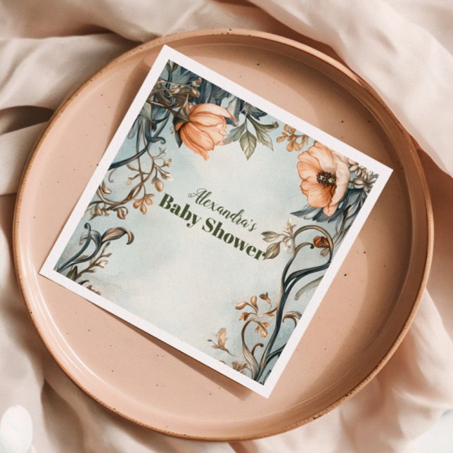 Baby in Bloom-Wildblume Serviette (Von Creator hochgeladen)