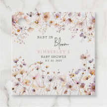 Baby in Bloom Wildblumen Baby Girl Baby Dusche