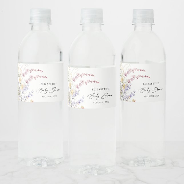 Baby in Bloom Wildblumen Kinderdusche (Flaschen)