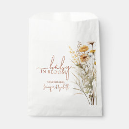 Baby in Bloom Wildflower Baby Shower Geschenktütchen