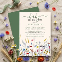 Baby in Bloom Wildflower Meadow Baby Shower