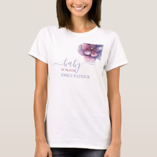 Baby in Blüte   Babydusche T-Shirt