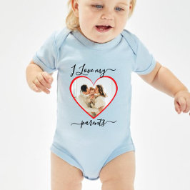 Baby in der Liebe meiner Eltern Baby Strampler