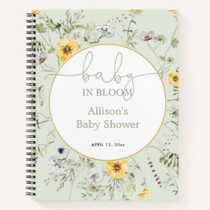 Baby in florom baby shower Fleur sauvage livre d'o