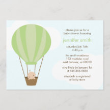Baby in Green Balloon